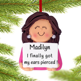 Personalized Earrings Female Christmas Ornament