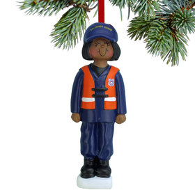 Armed Forces Coast Guard Female Christmas Ornament