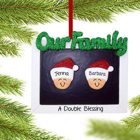 Personalized Our Family Couple Christmas Ornament