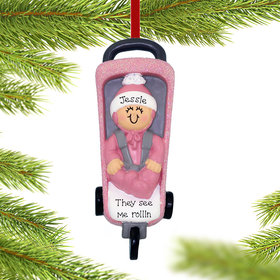Personalized Baby Stroller Christmas Ornament
