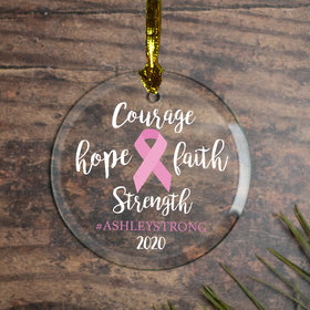 Personalized Encouraging Words Christmas Ornament