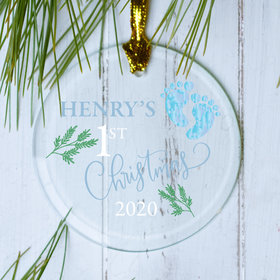 Personalized First - Boy Christmas Ornament