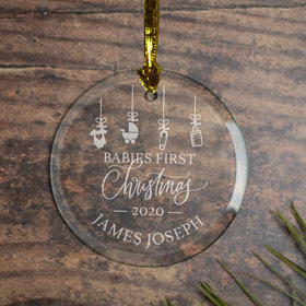Personalized Babies First Christmas Ornament