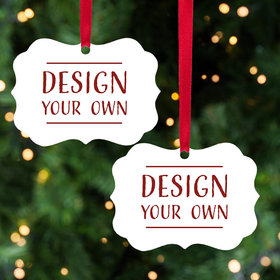 Personalized Design Your Own Photo Christmas Ornament