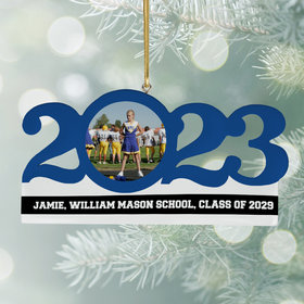 Personalized 2023 Dated School Christmas Ornament