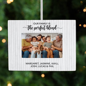 Personalized Family Picture Frame Photo Ornament