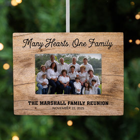 Personalized Family Reunion Picture Frame Photo Ornament