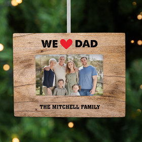 Personalized Father's Day Picture Frame Photo Ornament