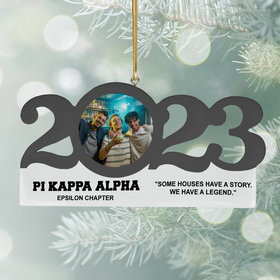 Personalized 2023 Dated Fraternity Christmas Ornament