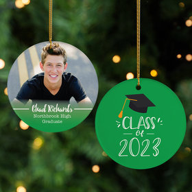 Personalized Graduation Photo Christmas Ornament