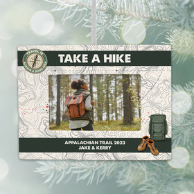 Personalized Hiking Picture Frame Photo Ornament