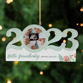 Personalized 2023 Dated New Grandparent Christmas Ornament