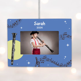 Personalized Clarinet Picture Frame Photo Ornament