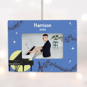 Personalized Piano Picture Frame Photo Ornament