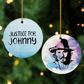 Justice For Johnny Christmas Ornament