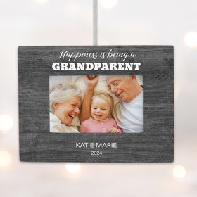 Personalized Grandparent Picture Frame Photo Ornament