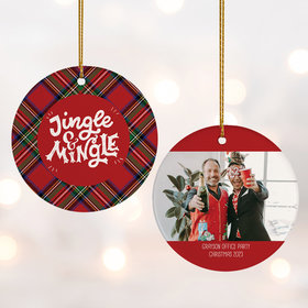 Personalized Jingle & Mingle Christmas Ornament
