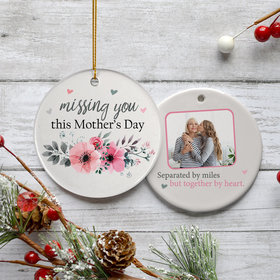 Personalized Mother's Day Photo Christmas Ornament