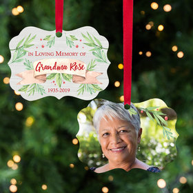 Personalized Memorial Photo Christmas Ornament