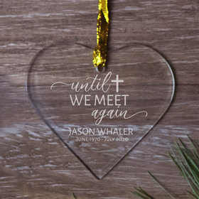 Personalized Until We Meet Again - Christmas Ornament
