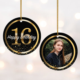 Personalized 16th Birthday Christmas Ornament