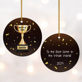 Personalized Trophy Christmas Ornament