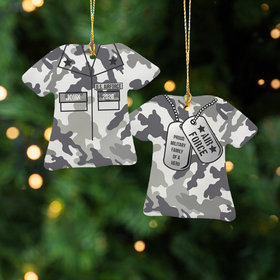 Personalized Air Force Shirt Christmas Ornament