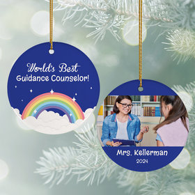 Personalized Guidance Counselor Christmas Ornament