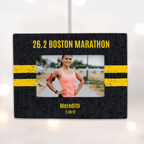 Personalized Running Picture Frame Photo Ornament