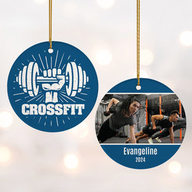 Personalized Crossfit Christmas Ornament