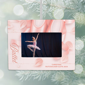 Personalized Ballet Picture Frame Photo Ornament