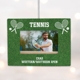 Personalized Tennis Picture Frame Photo Ornament