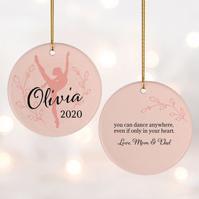 Personalized Dance Christmas Ornament