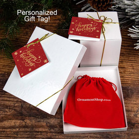 Personalized Lacross Jersey - Purple Christmas Ornament
