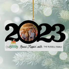 Personalized 2023 Dated Road Trip Christmas Ornament