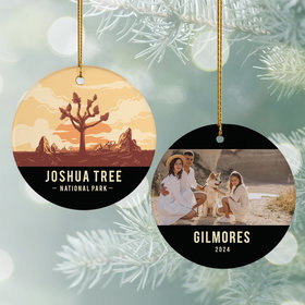 Personalized Joshua Tree National Park Christmas Ornament