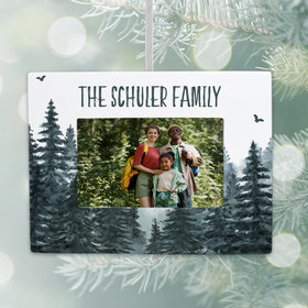 Personalized Forest Picture Frame Photo Ornament