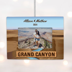 Personalized Grand Canyon Picture Frame Photo Ornament
