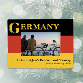 Personalized Germany Picture Frame Photo Ornament