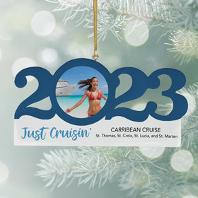 Personalized 2023 Dated Cruise Christmas Ornament