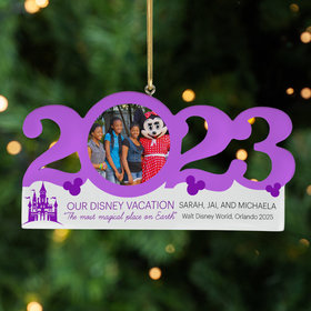 Personalized 2023 Dated Magic Themepark Christmas Ornament
