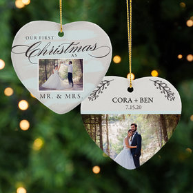 Personalized Our First Christmas Ornament