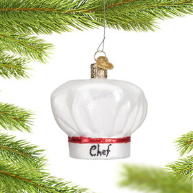 Personalized Chef's Hat Christmas Ornament
