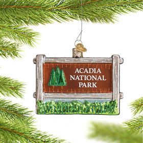 Personalized Acadia National Park Christmas Ornament