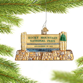 Personalized Rocky Mountain National Park Christmas Ornament