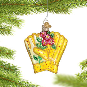 Personalized Gardening Gloves Christmas Ornament