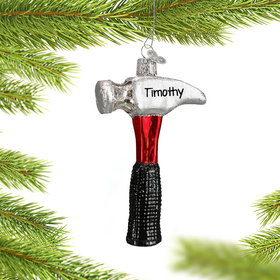 Personalized Claw Hammer Christmas Ornament