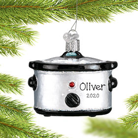 Personalized Slow Cooker Christmas Ornament