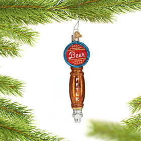 Personalized Beer Tap Christmas Ornament