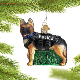 K-9 Dog Christmas Ornament